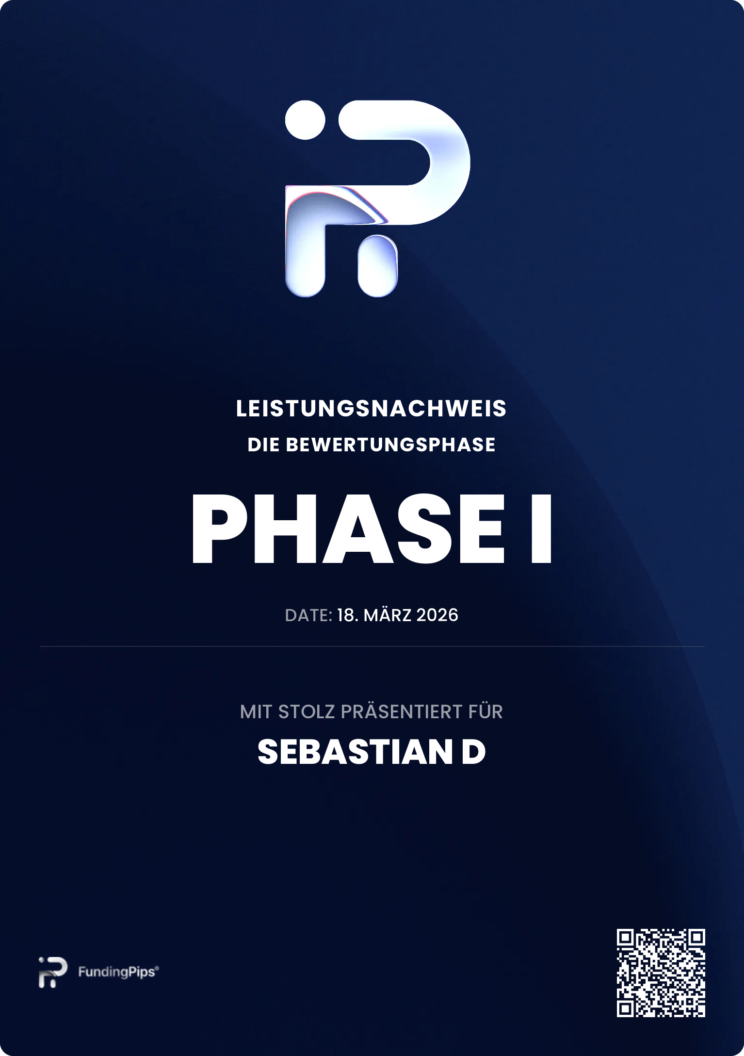 Phase I bestanden · Mär 2026